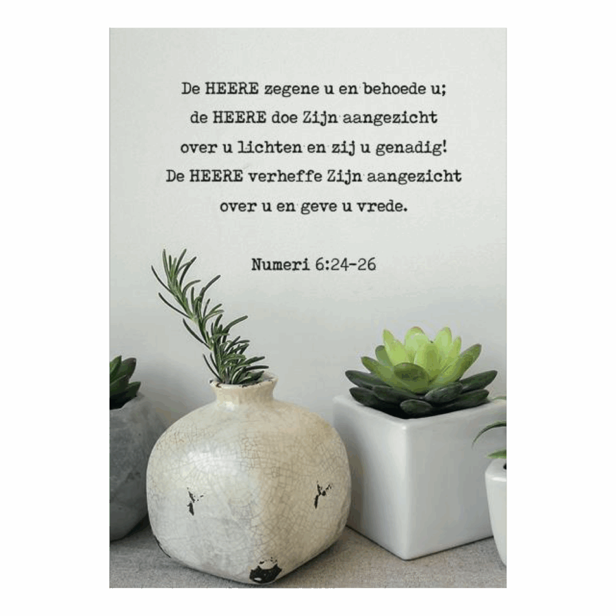 Voordeelkaart 'De HEERE zegene u'