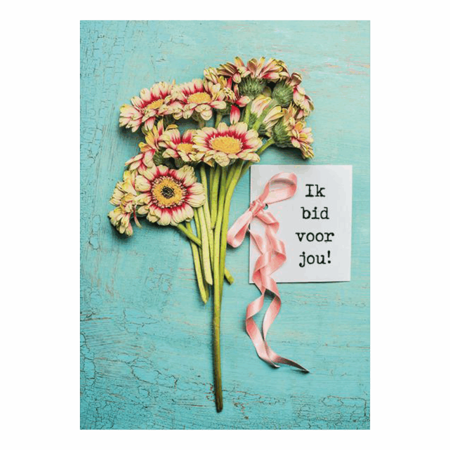 Voordeelkaart 'Ik bid voor jou - bloemen'