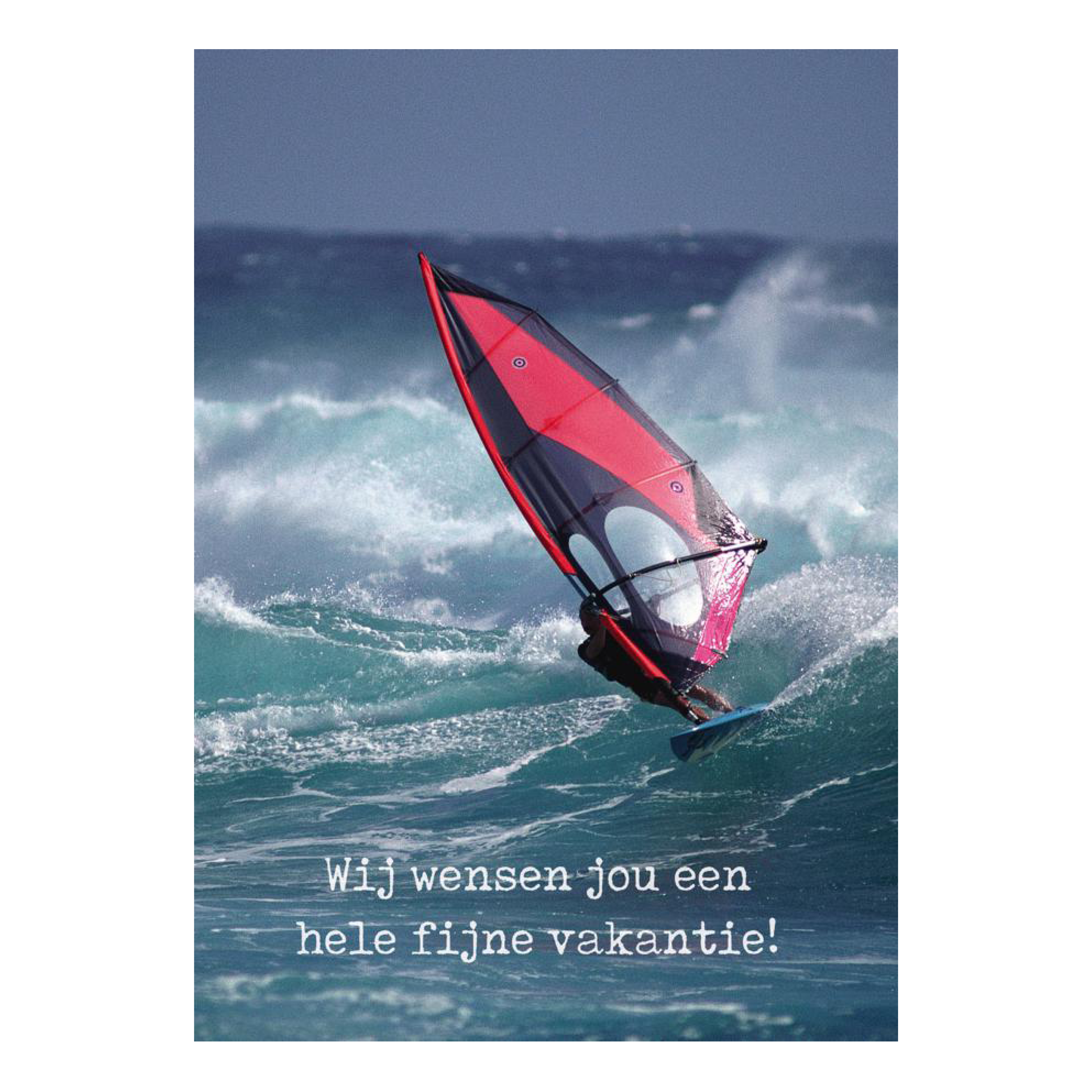 Voordeelkaart 'Fijne vakantie - surfer'