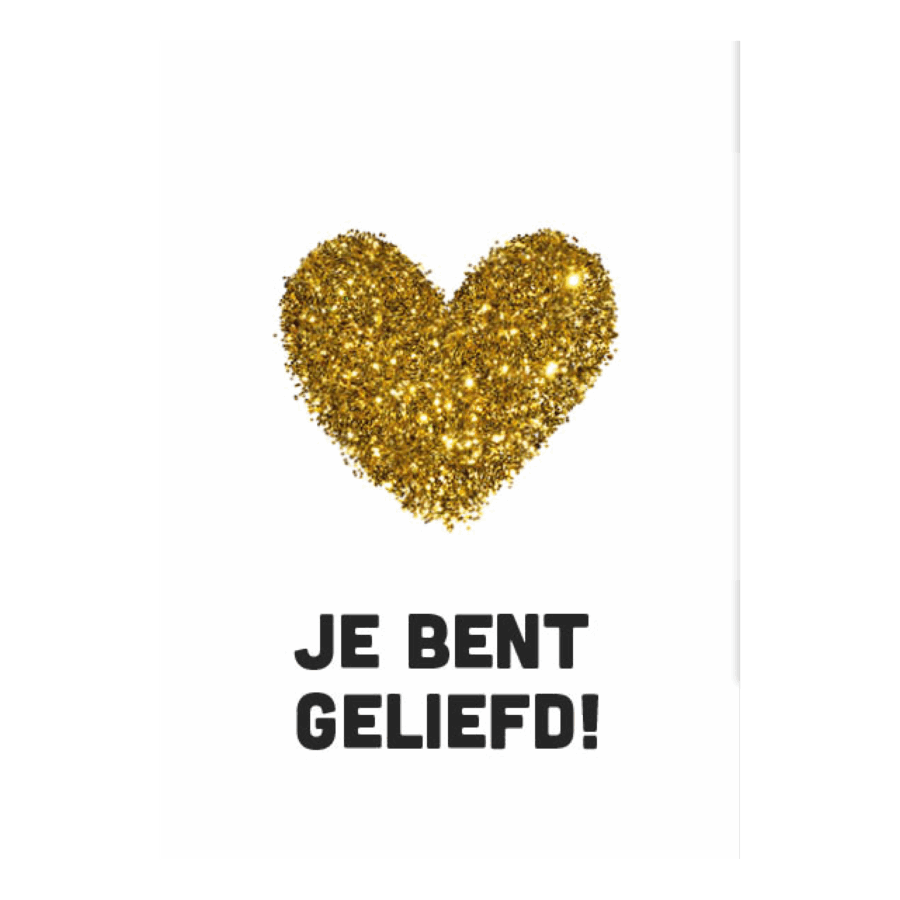 Voordeelkaart 'Je bent geliefd'