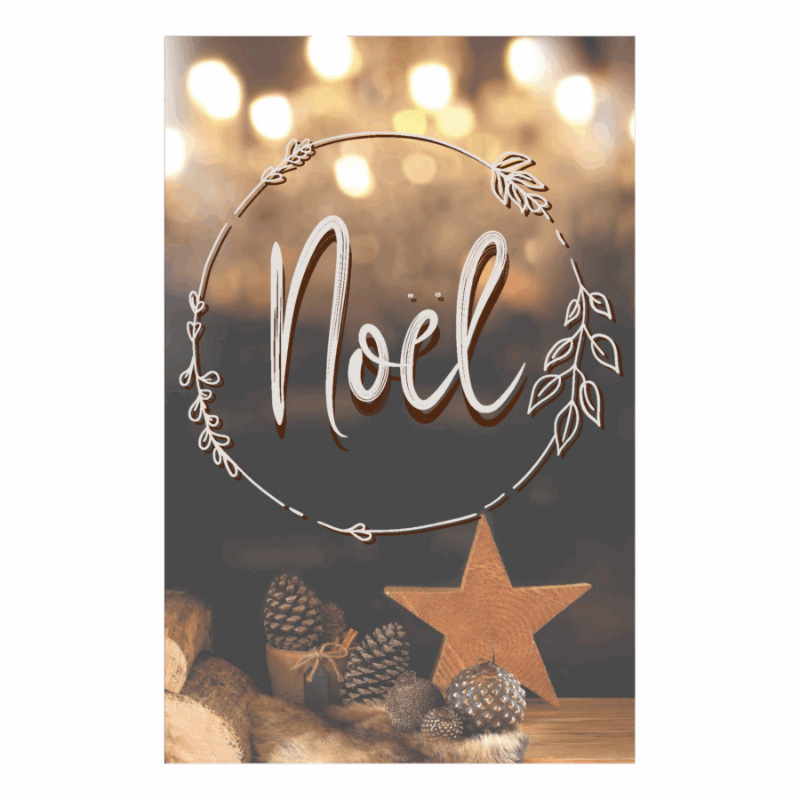 Minikaartje Kerst 'Noël'