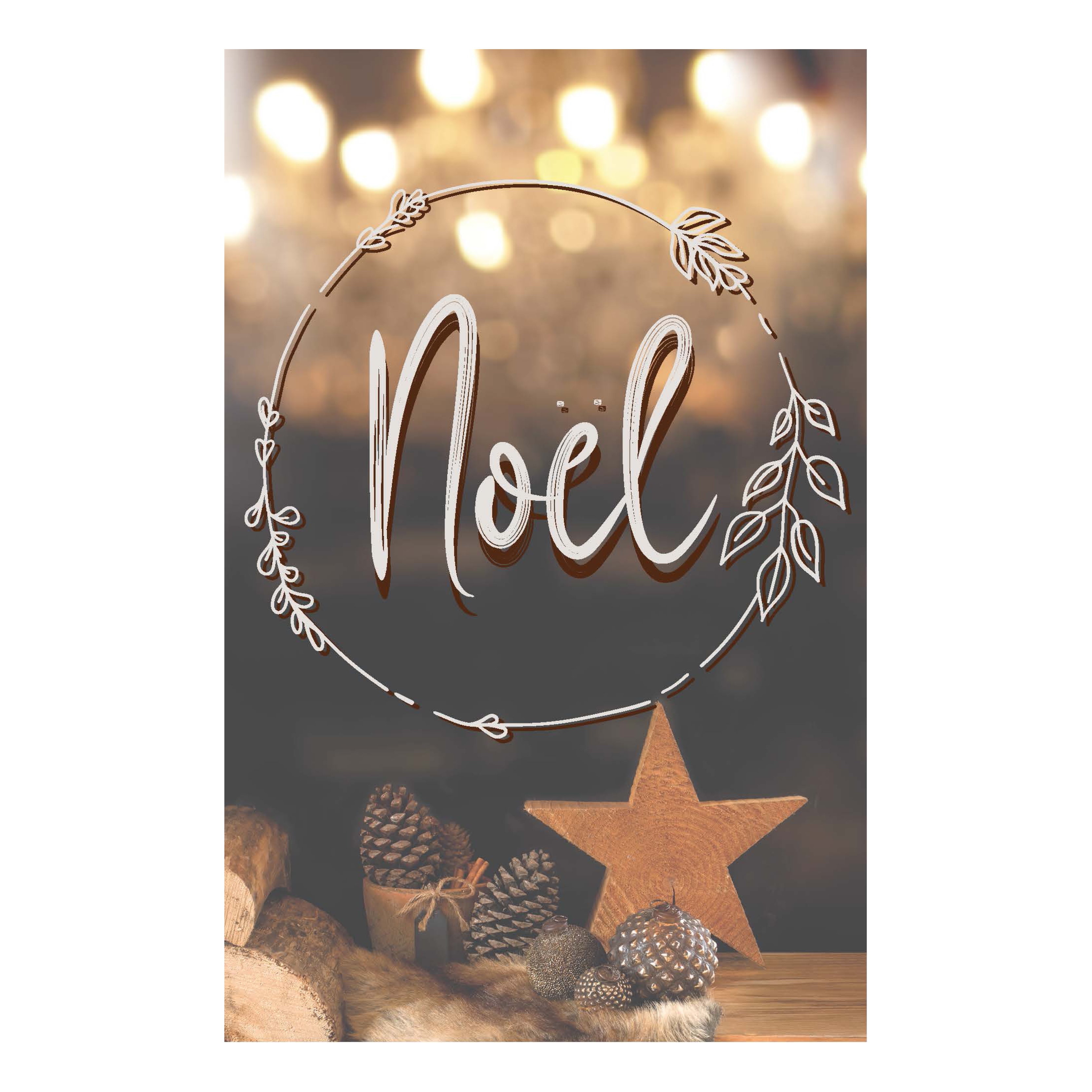 Minikaartje Kerst 'Noël'