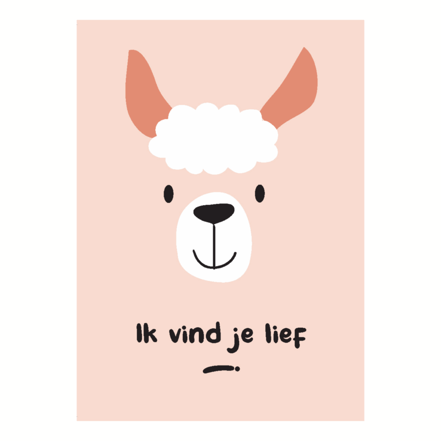 Kinderkaart 'Lief'