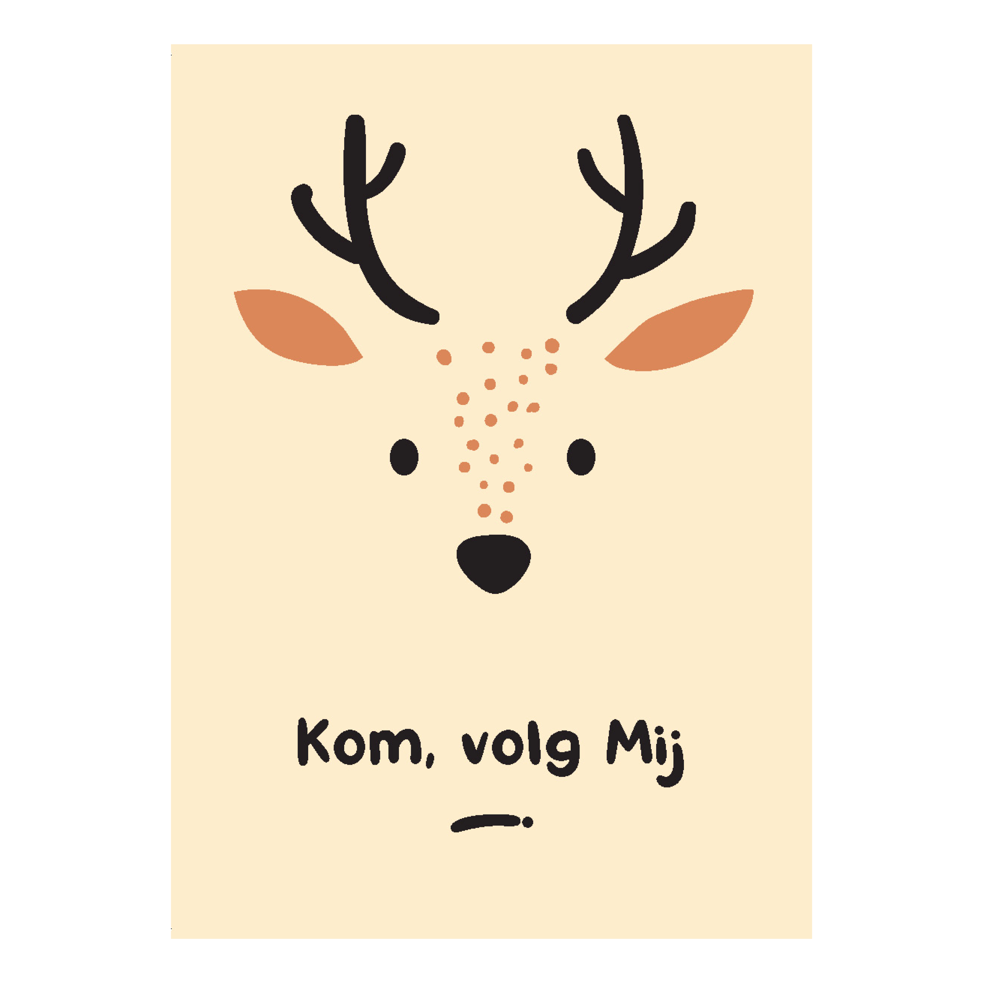 Kinderkaart 'Kom, volg Mij'