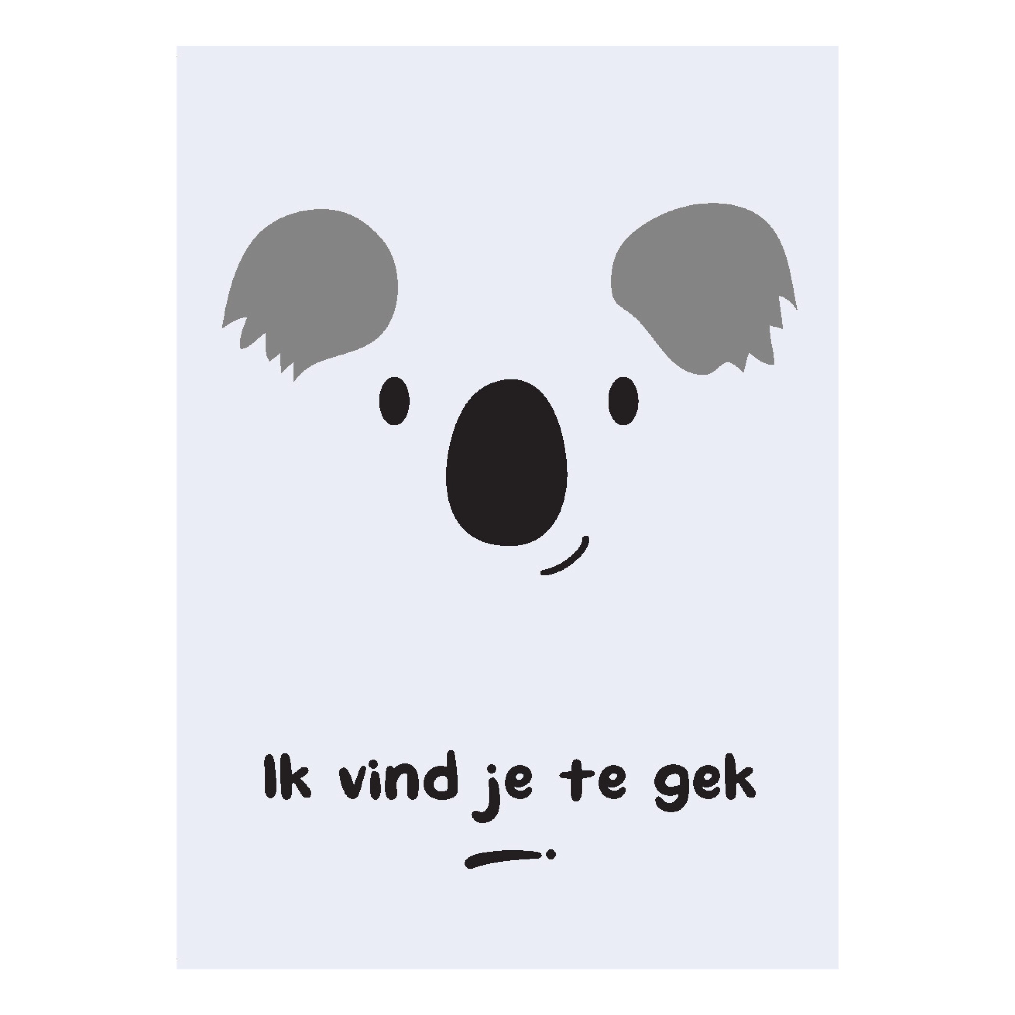 Kinderkaart 'Te gek'