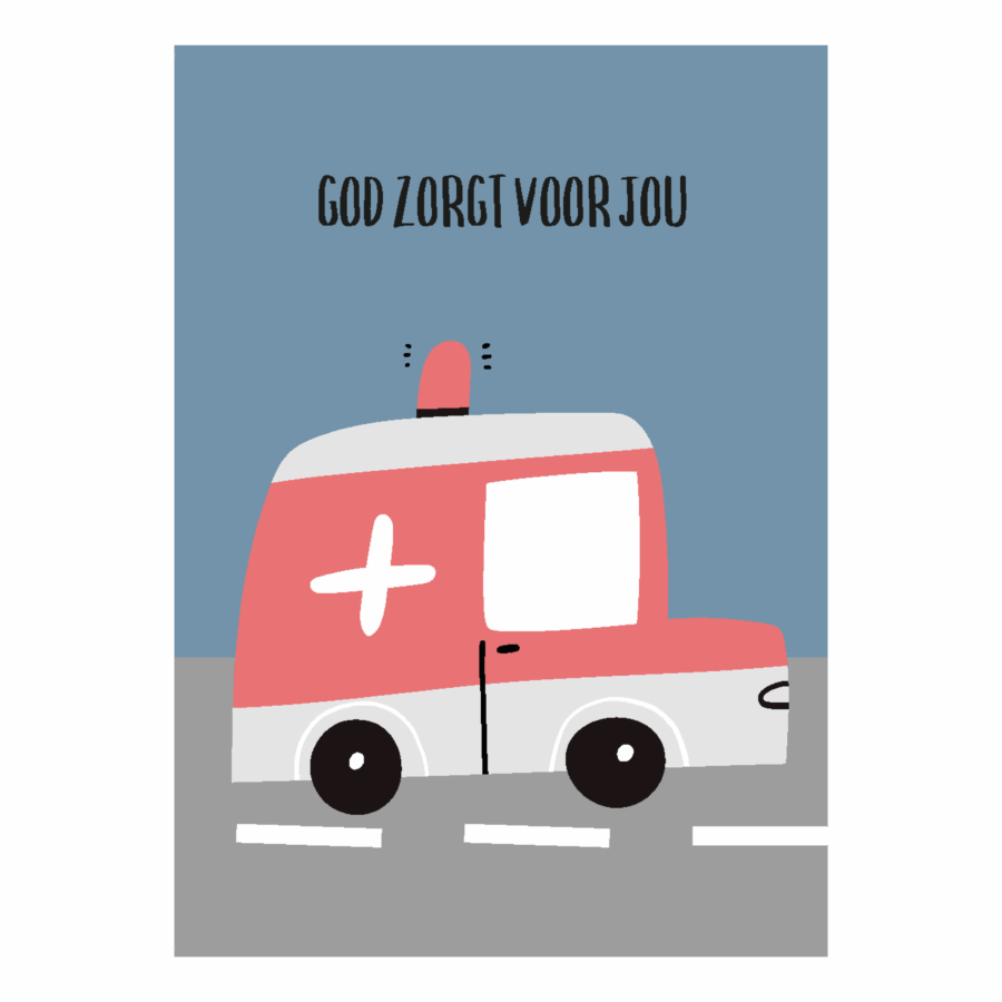 Kinderkaart 'God zorgt voor jou'