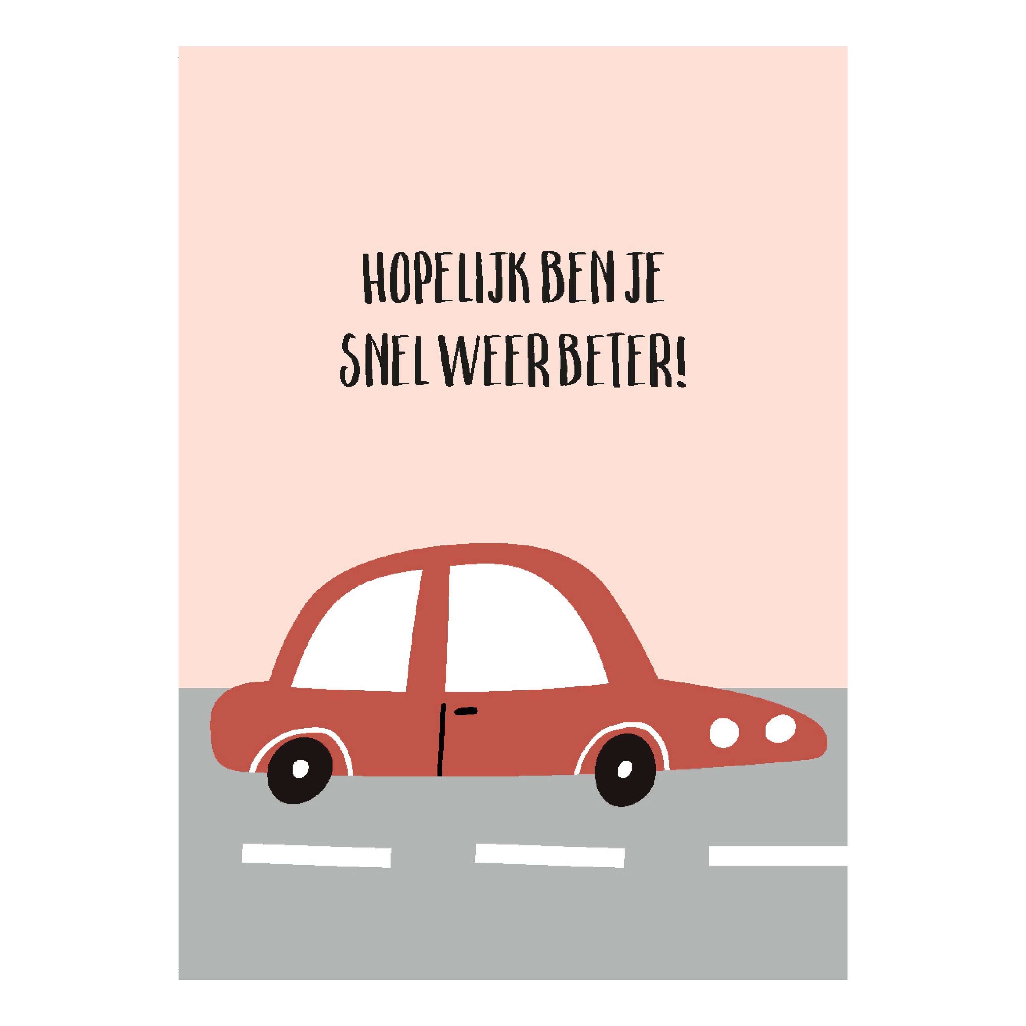 Kinderkaart 'Snel beter'