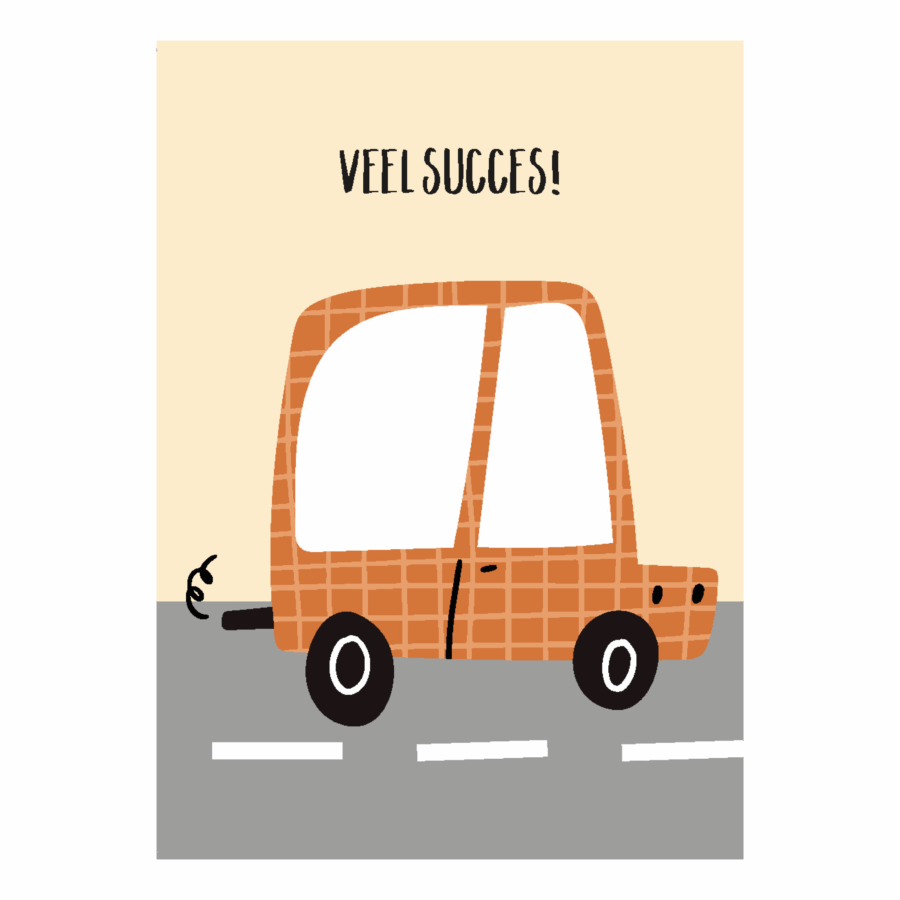 Kinderkaart 'Veel succes'
