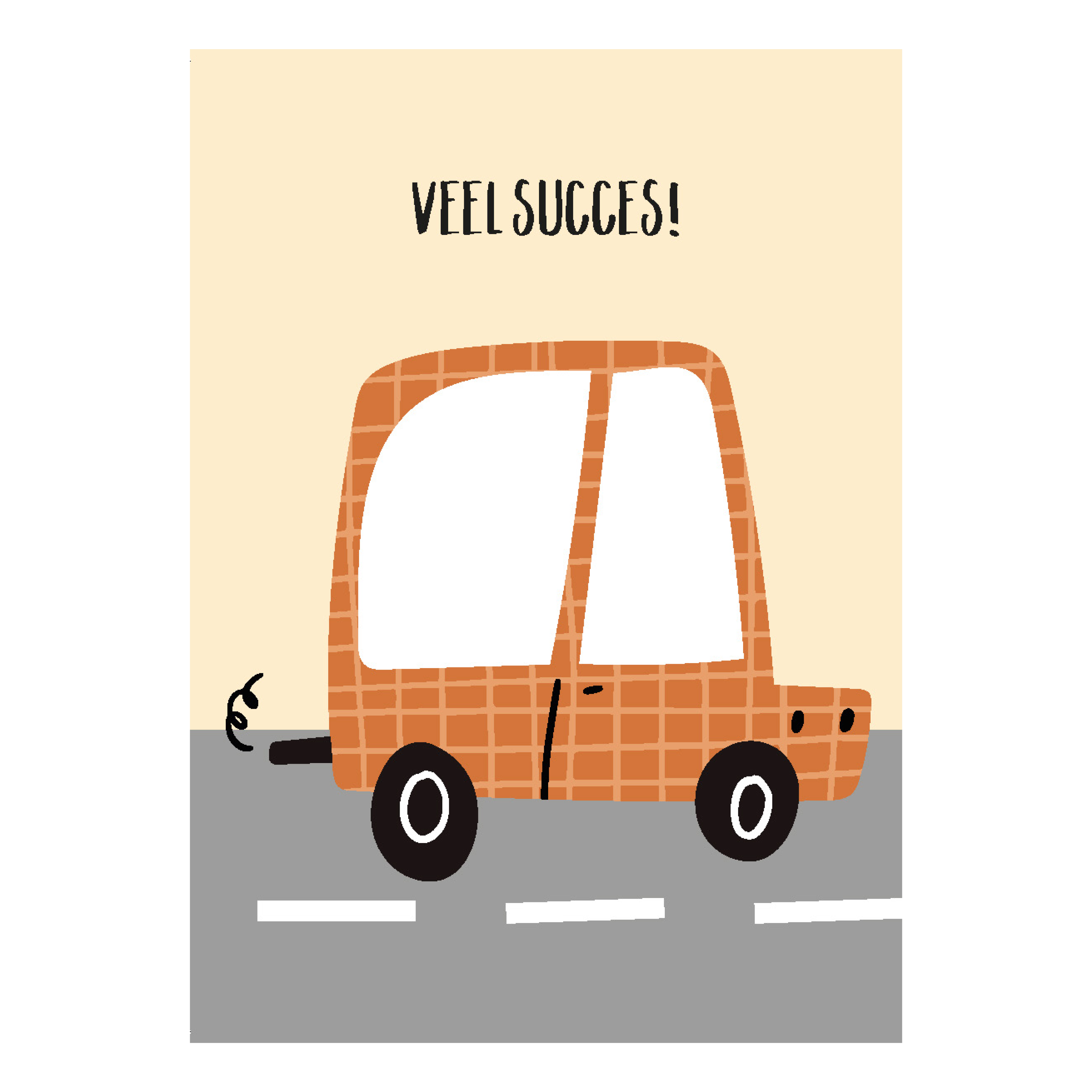 Kinderkaart 'Veel succes'