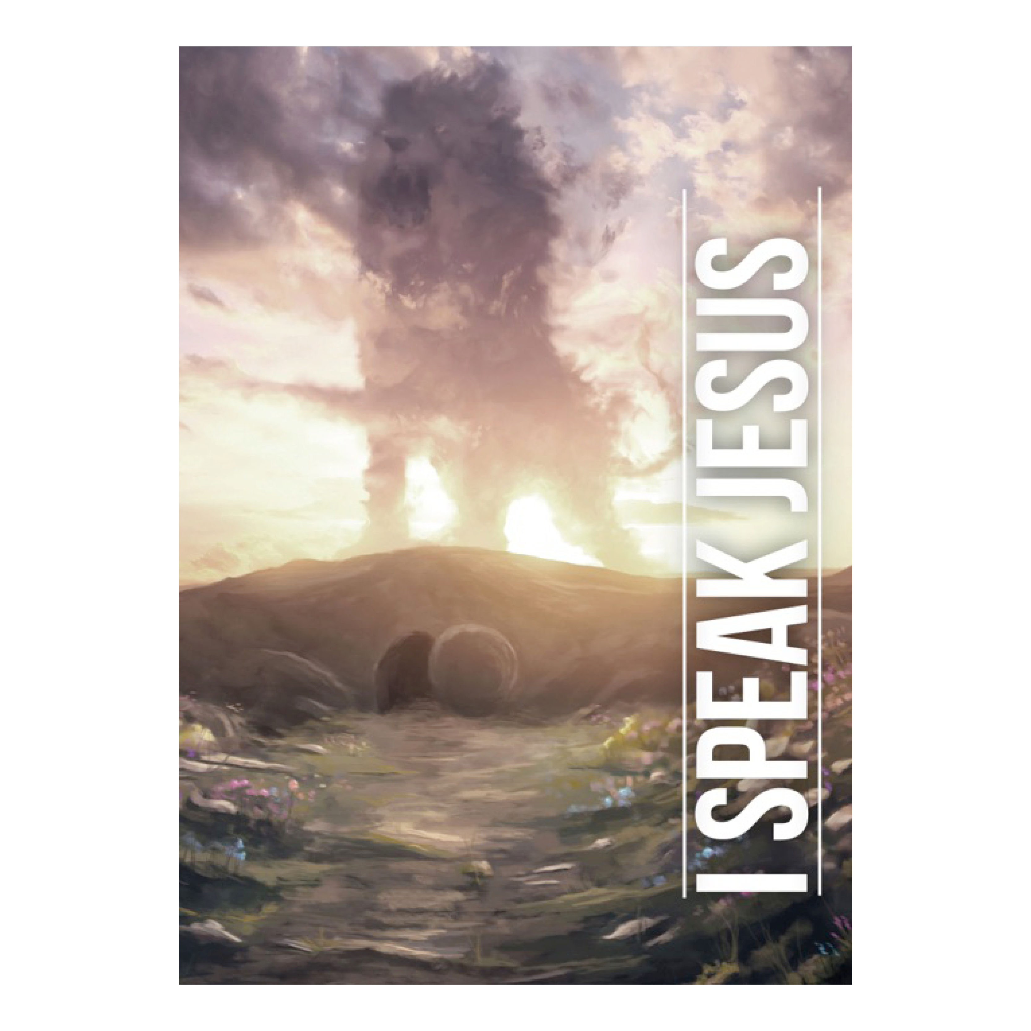 Poster 'I speak Jesus - Stone'