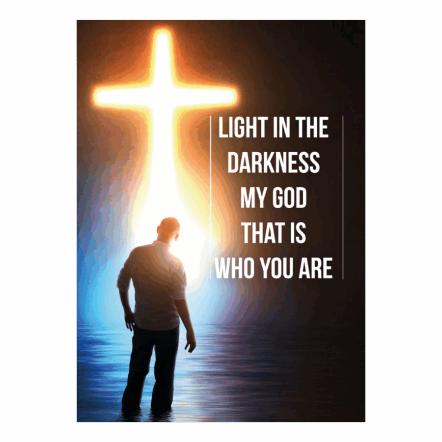 Poster ' Light in the darkness'