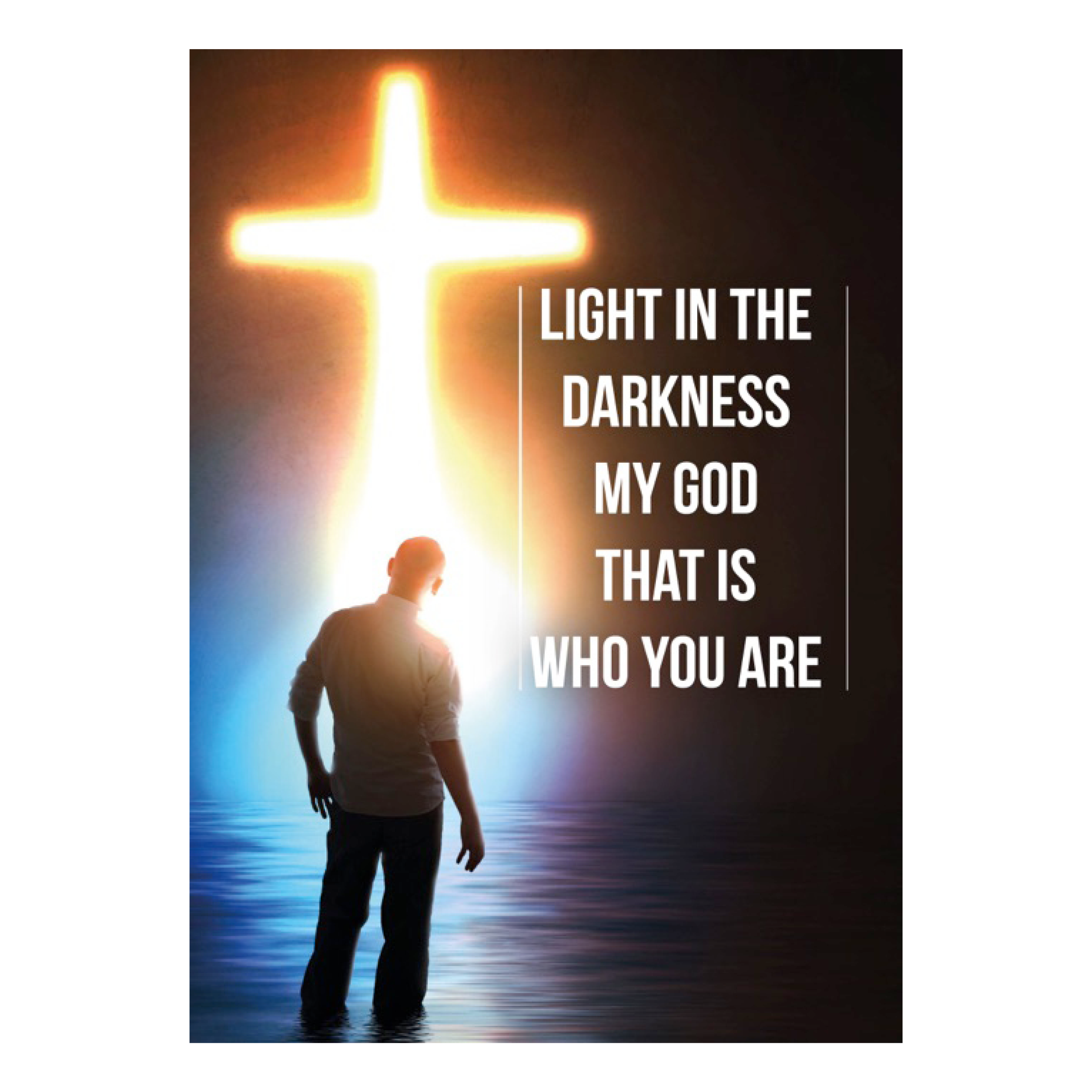 Poster ' Light in the darkness'