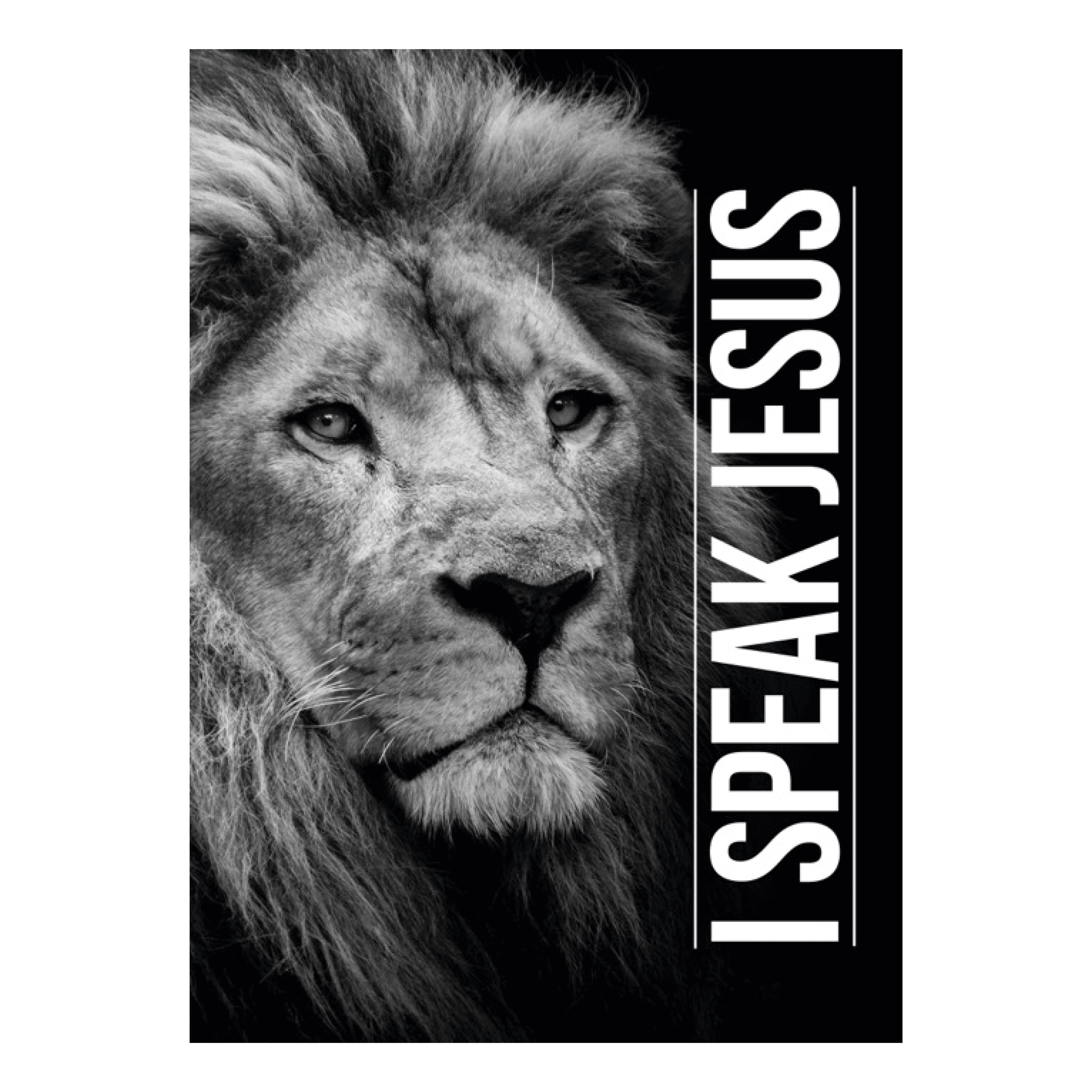 Poster 'I speak Jesus - Lion'