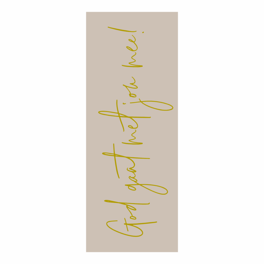 Boekenlegger 'God gaat met jou mee'