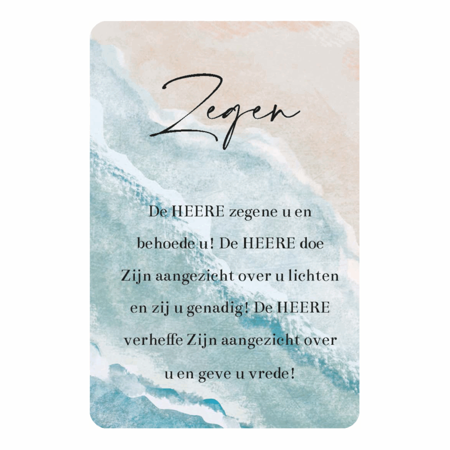 Minikaartje 'Zegen'