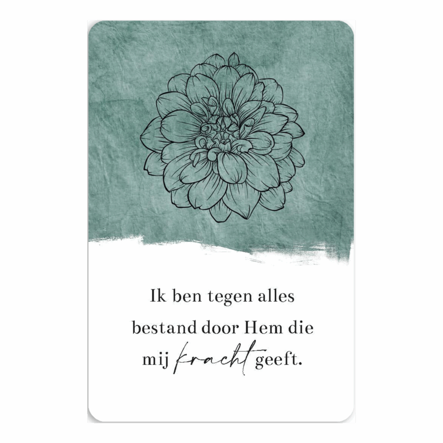 Minikaartje 'Kracht'