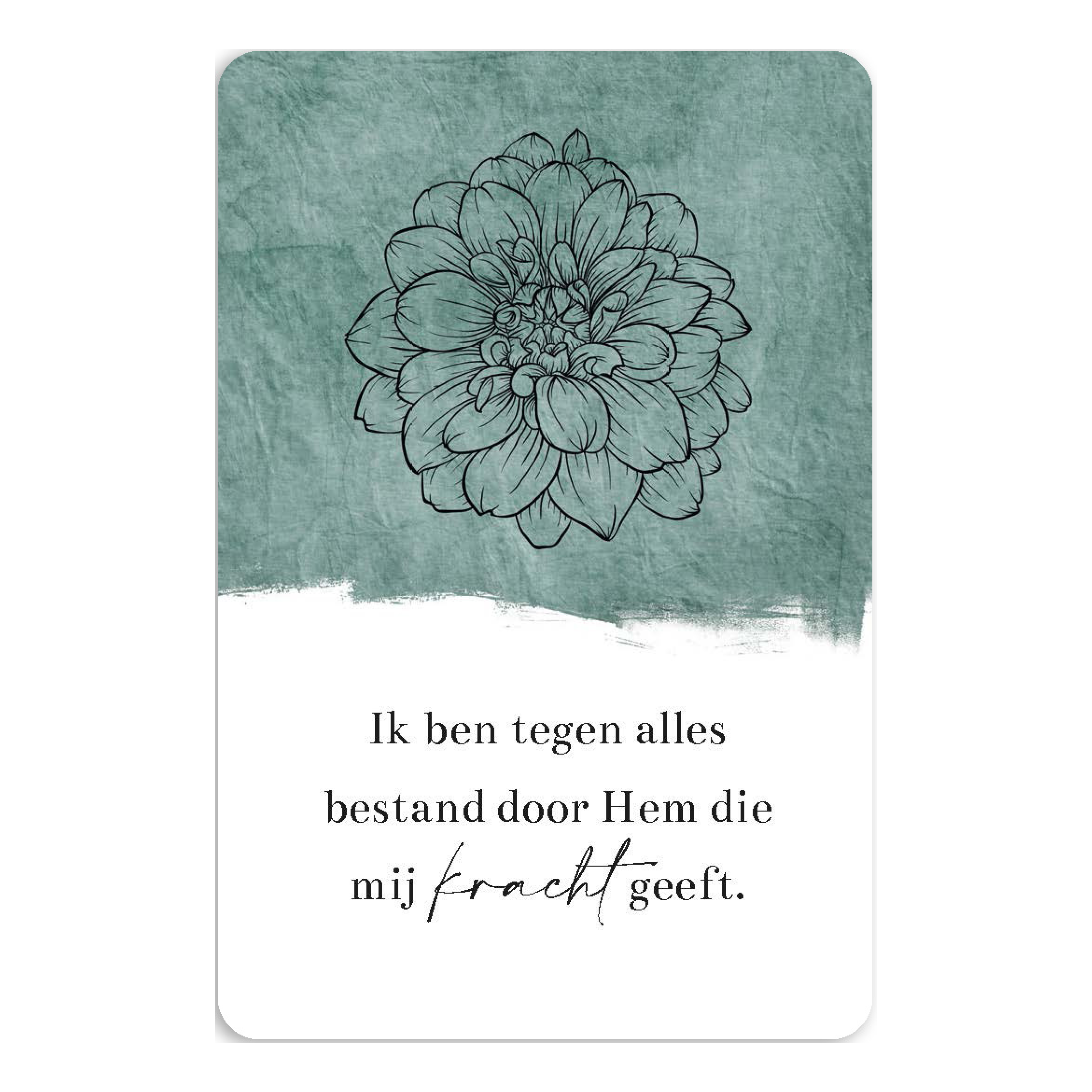 Minikaartje 'Kracht'