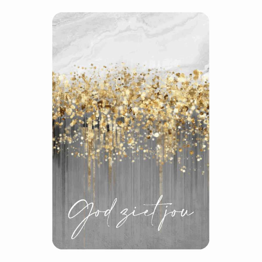 Minikaartje 'God ziet jou'