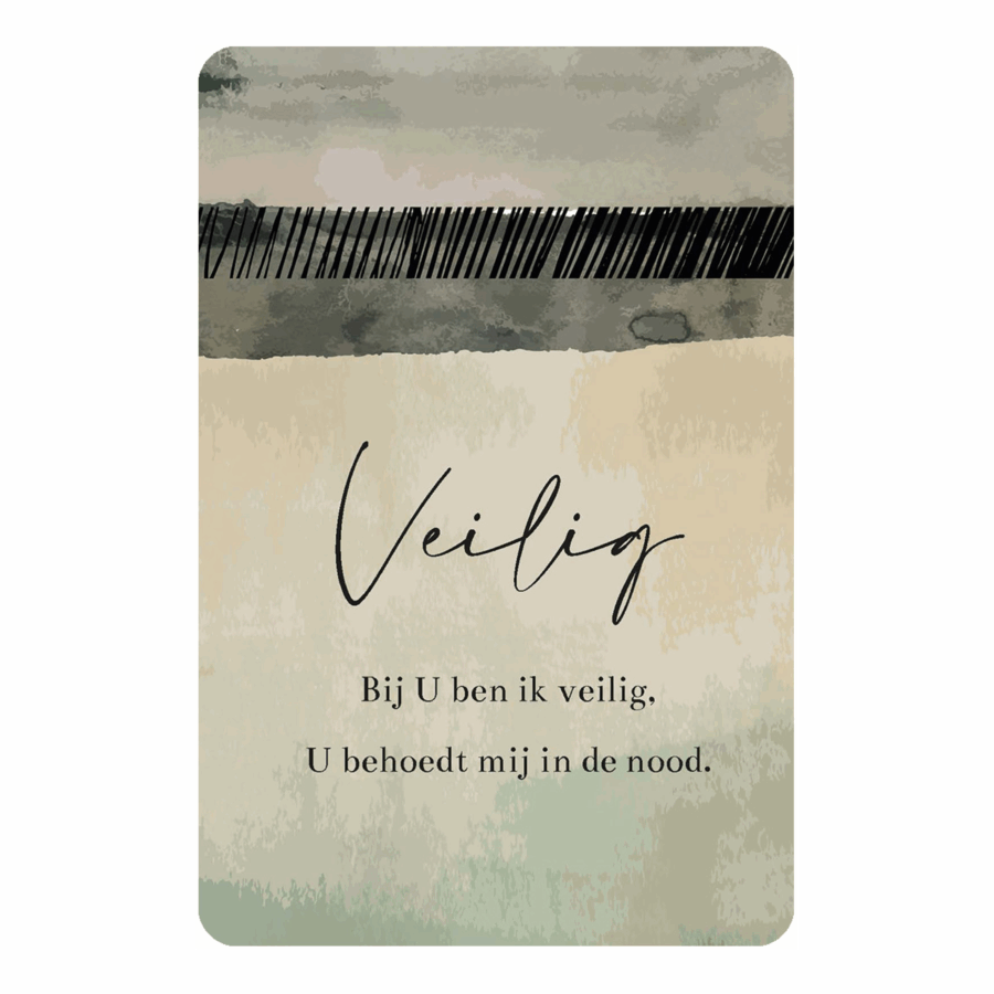 Minikaartje 'Veilig'