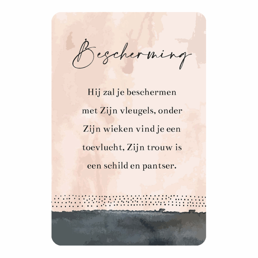 Minikaartje 'Bescherming'