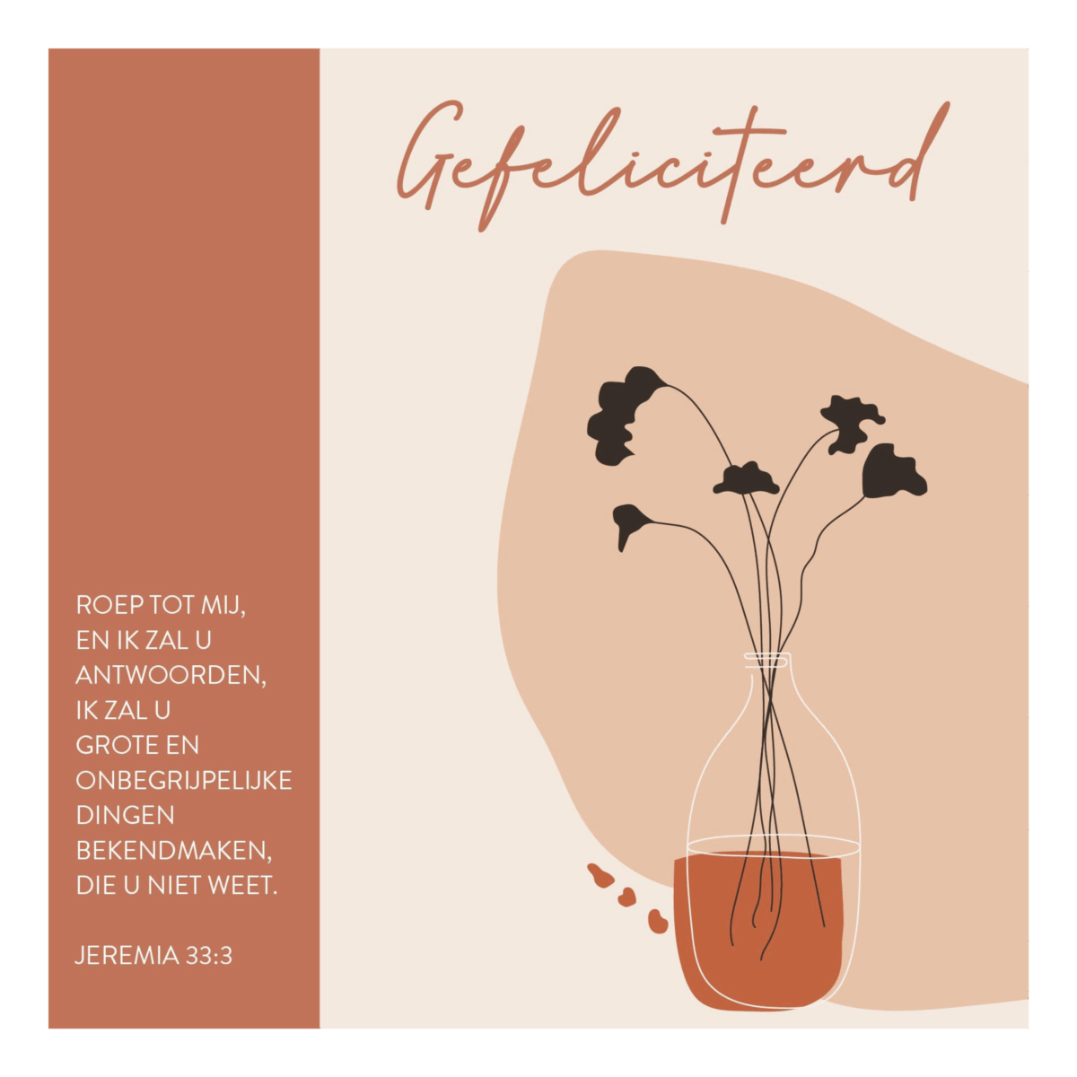 Kaart 'Roep tot Mij'