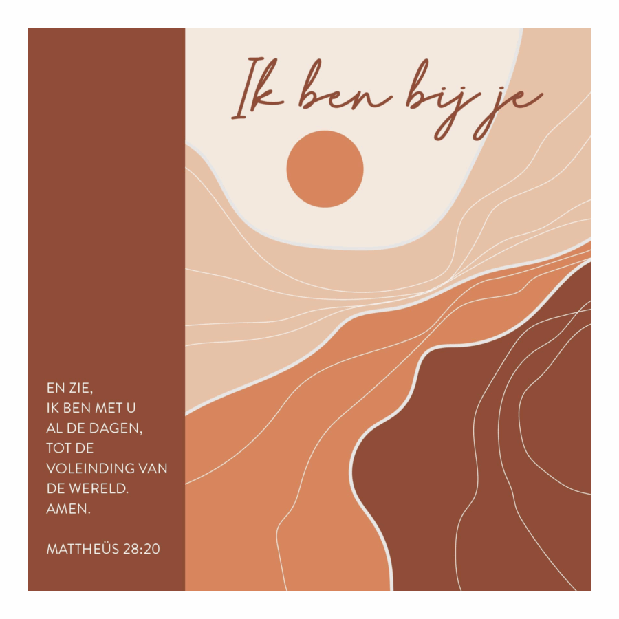 Kaart 'Ik ben bij je'