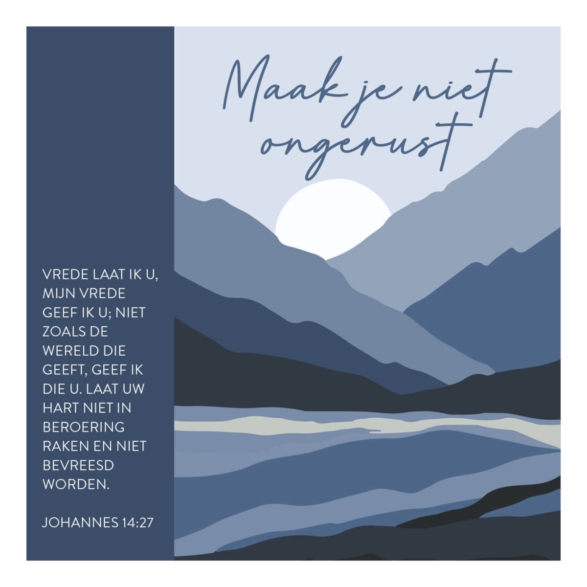 Kaart 'Maak je niet ongerust'