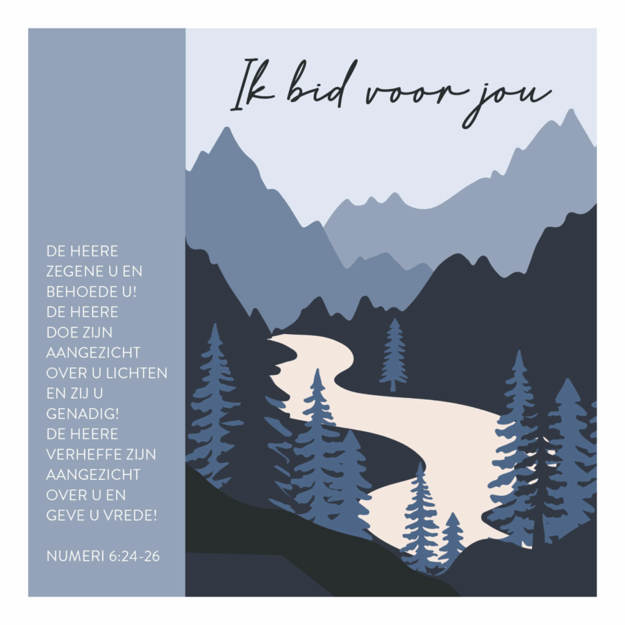 Kaart 'Ik bid voor jou'