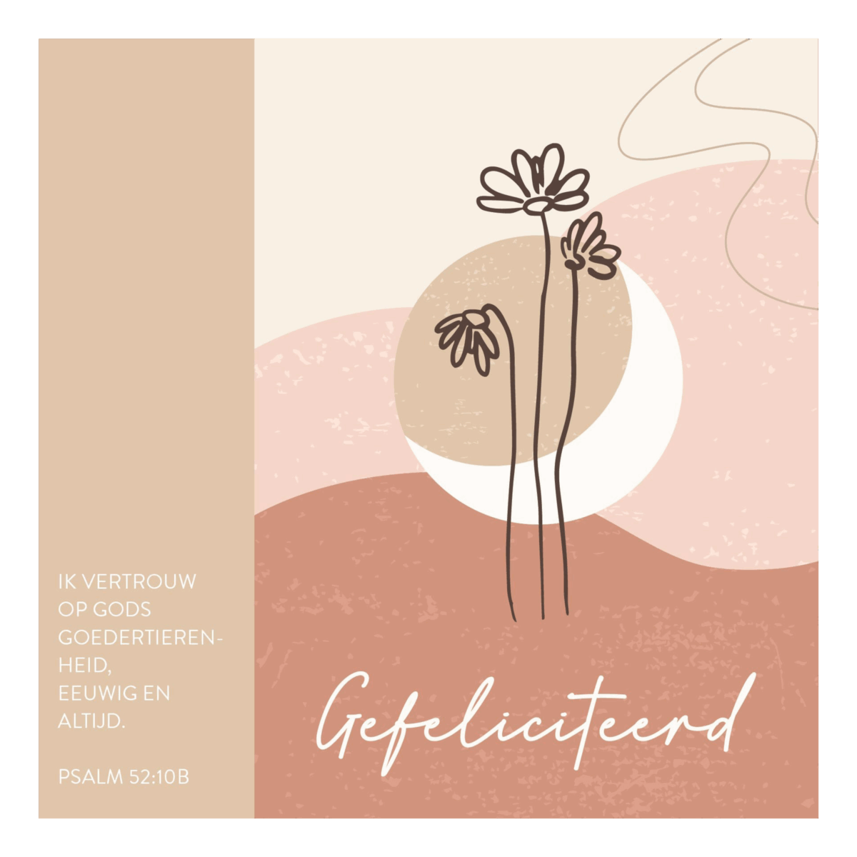 Kaart 'Gefeliciteerd'