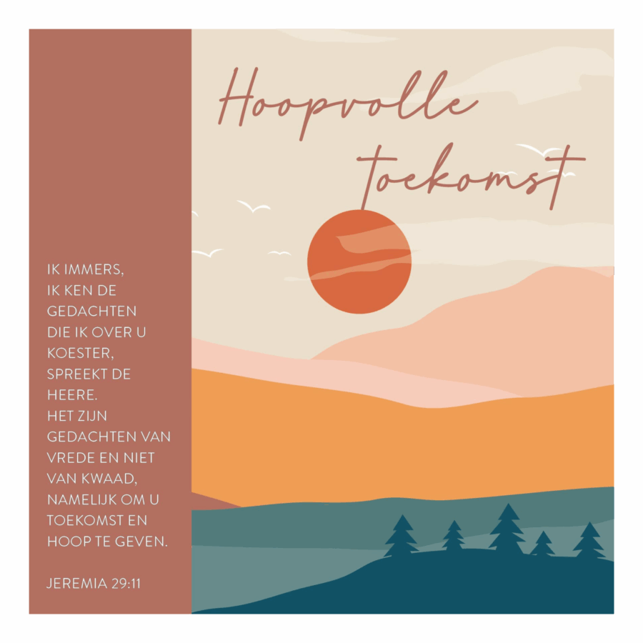 Kaart 'Hoopvolle toekomst'