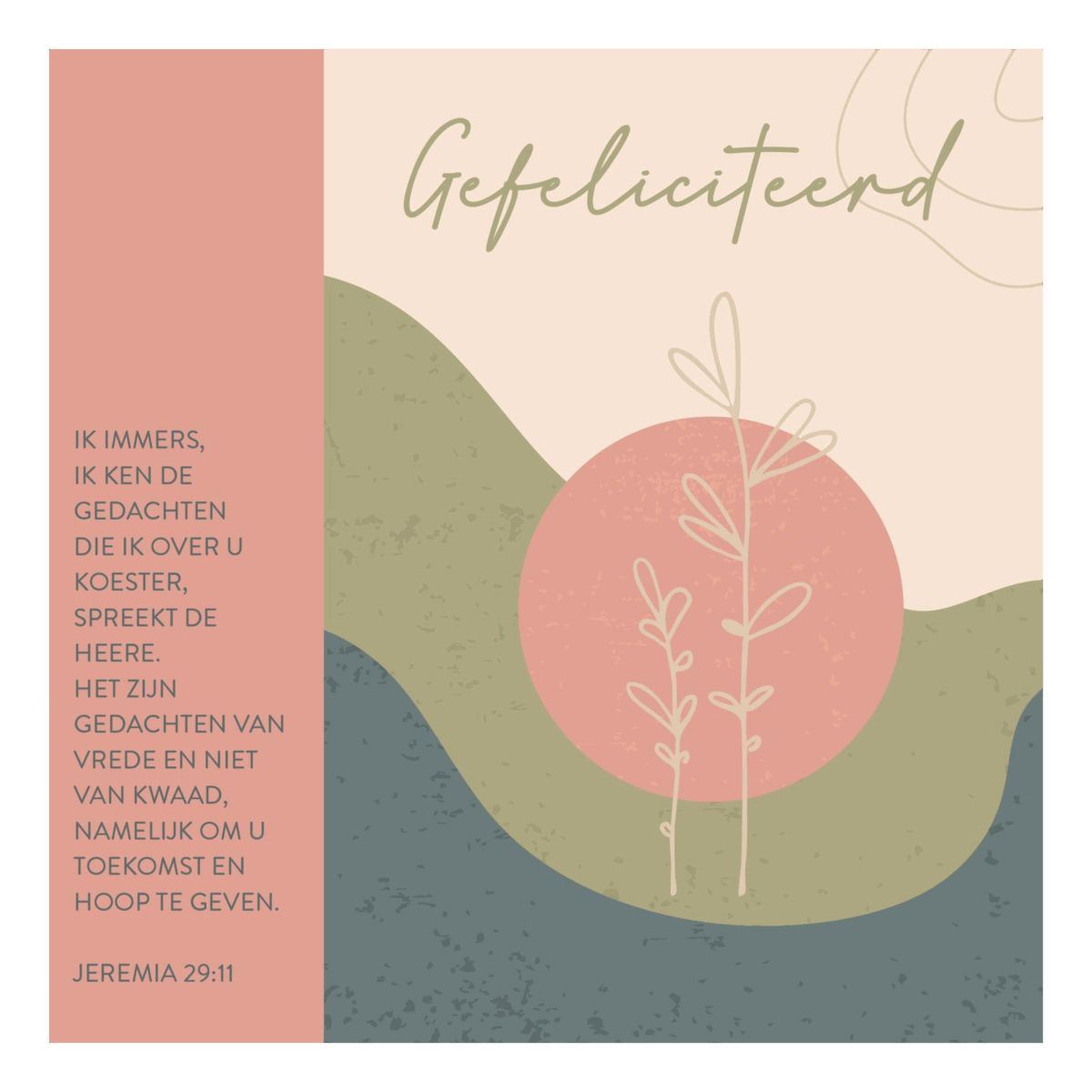 Kaart 'Toekomst en hoop'