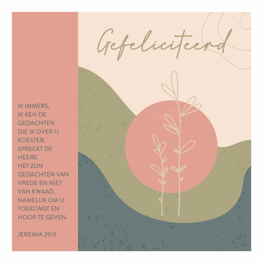 Kaart 'Toekomst en hoop'