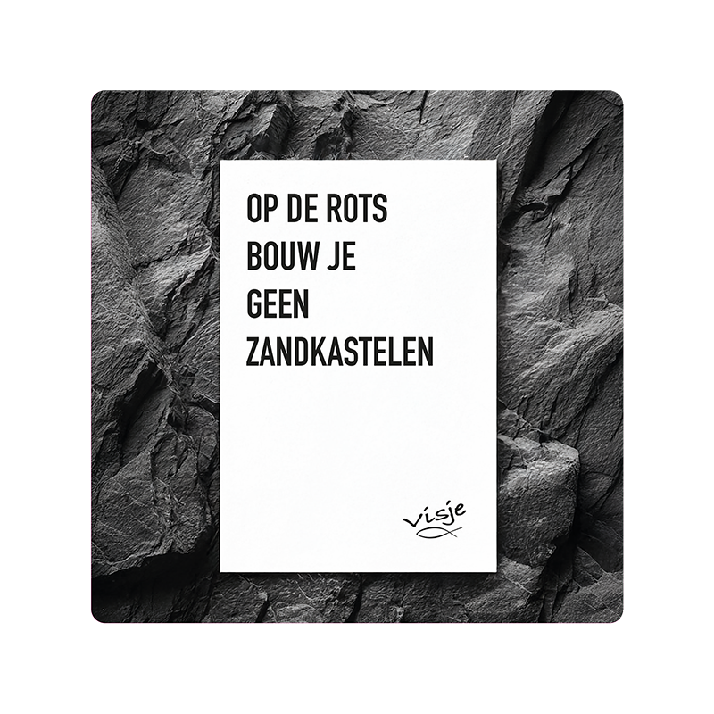 Visje bordje 'Zandkastelen'