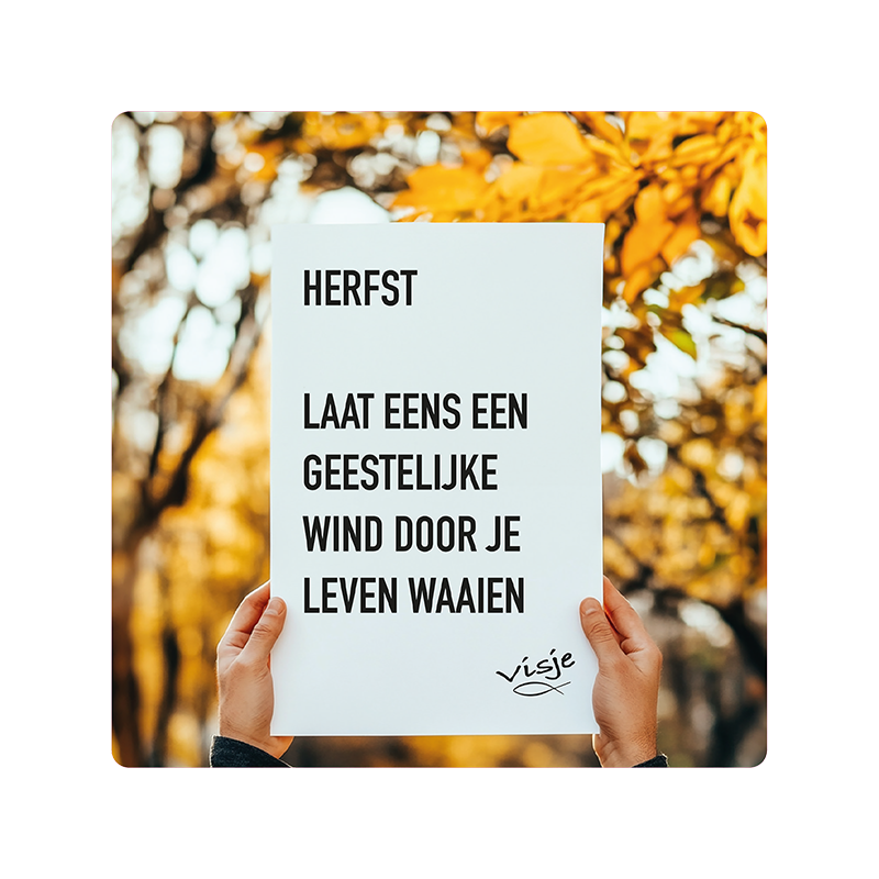 Visje bordje 'Herfst'