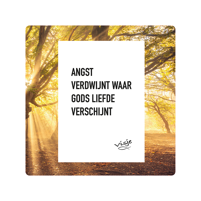 Visje bordje 'Gods liefde'