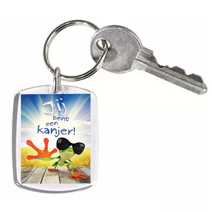 Sleutelhanger Jij bent een kanjer - voordeel