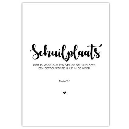 Poster 'Schuilplaats'