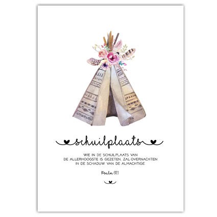 Poster 'Schuilplaats'