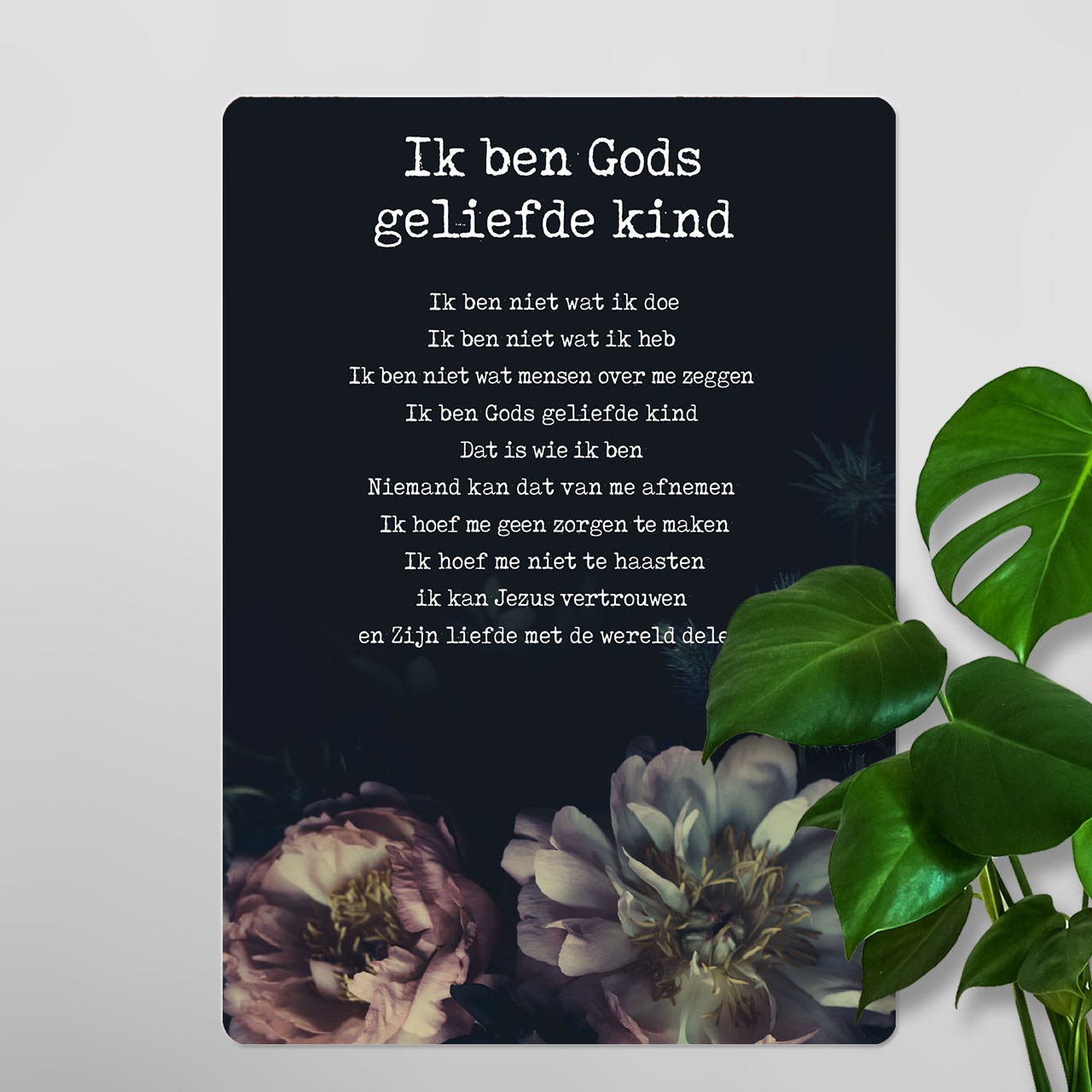 Interieurbord 'Gods geliefde kind'