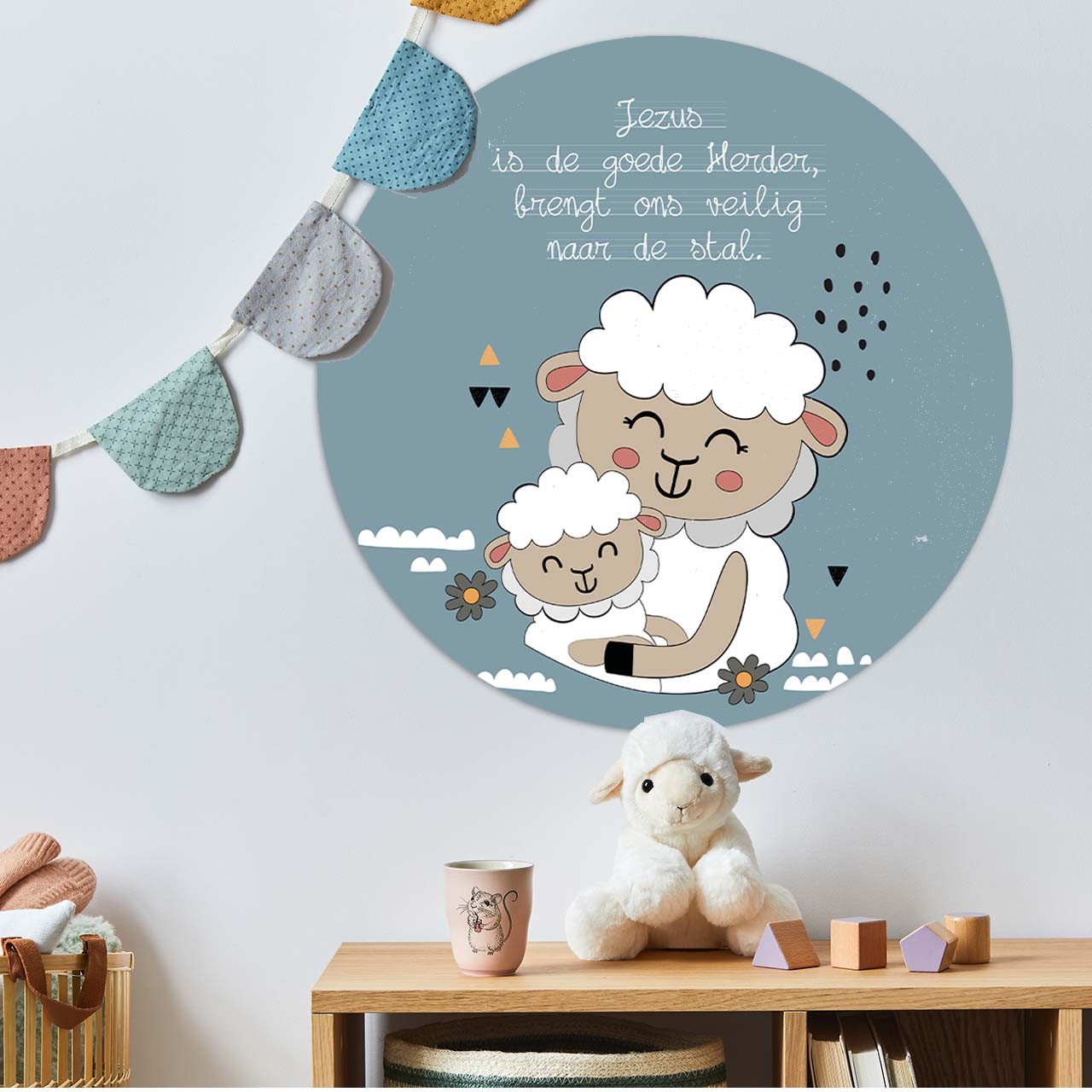 Kinder muurcirkel 'Jezus is de goede Herder'