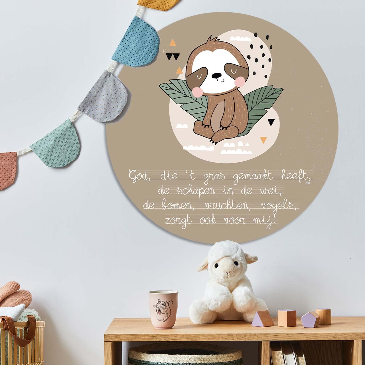 Kinder muurcirkel 'God, die 't gras'