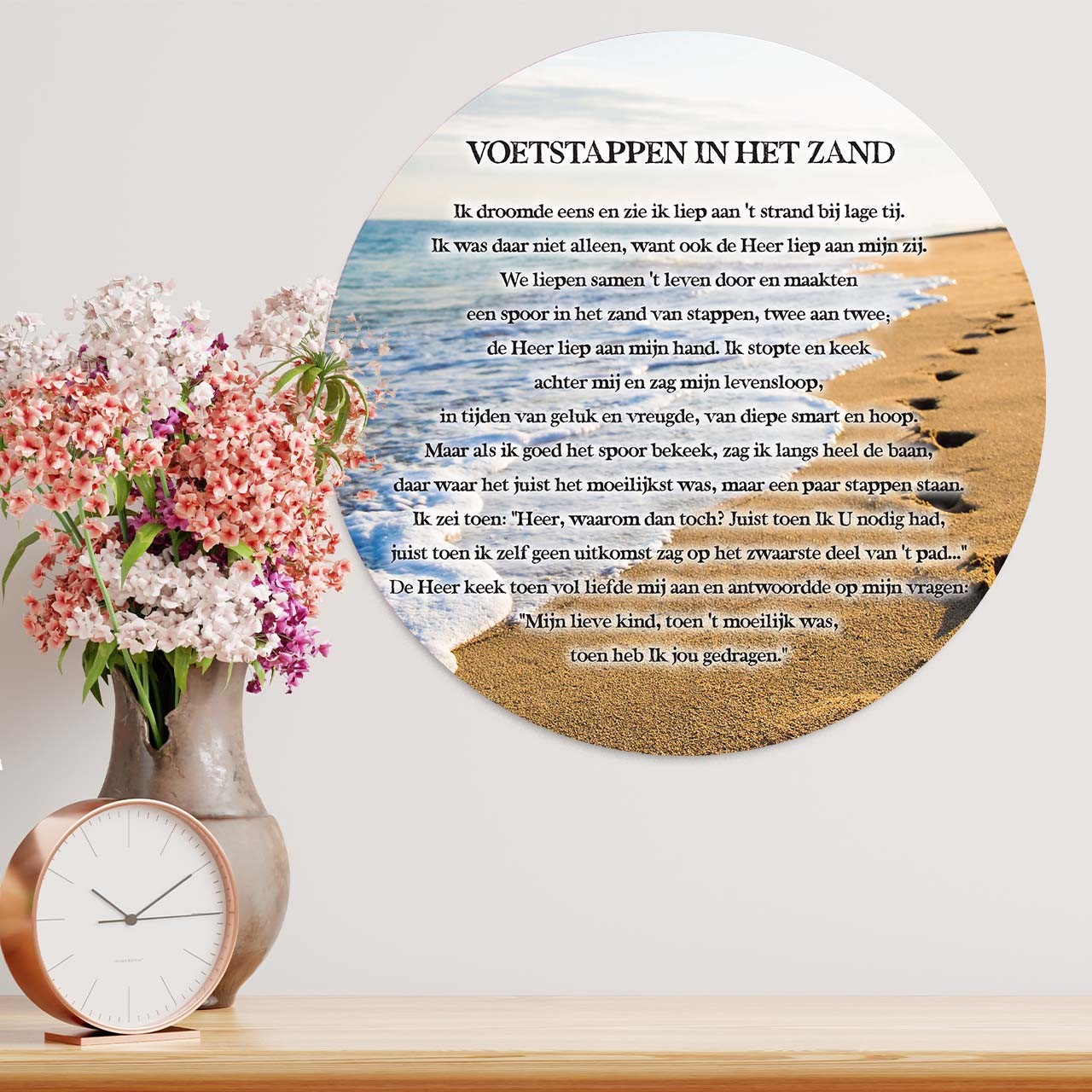 Muurcirkel 'Voetstappen'