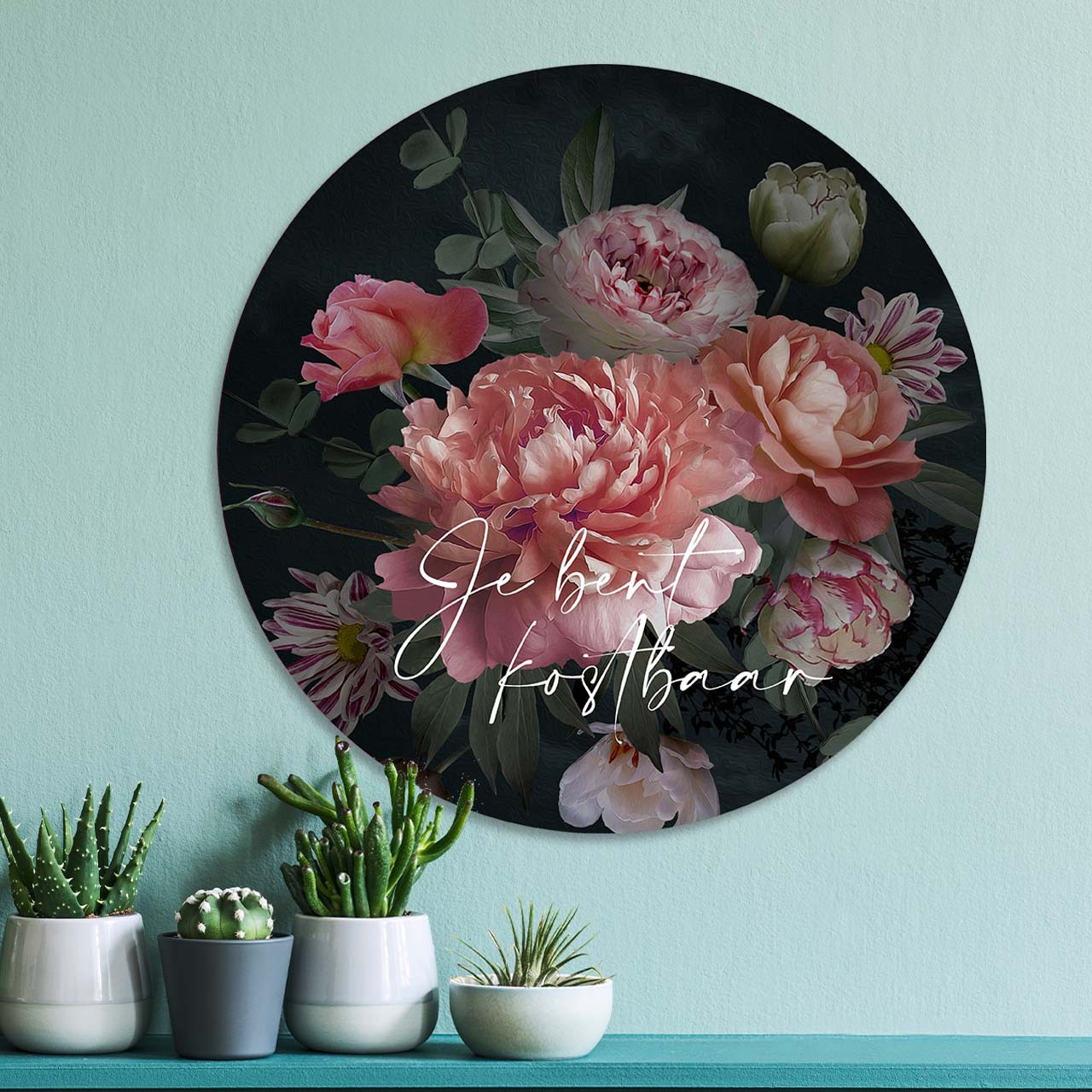 Muurcirkel 'Je bent kostbaar'