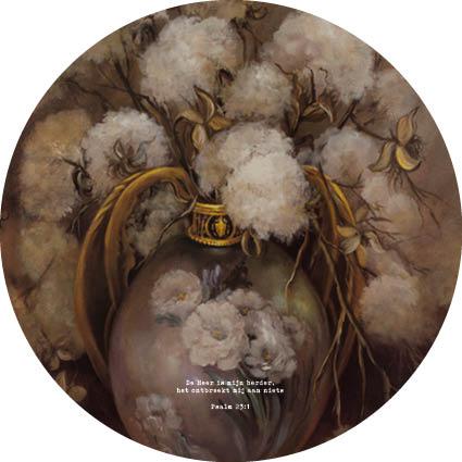 Muurcirkel 'Sierlijke vaas'