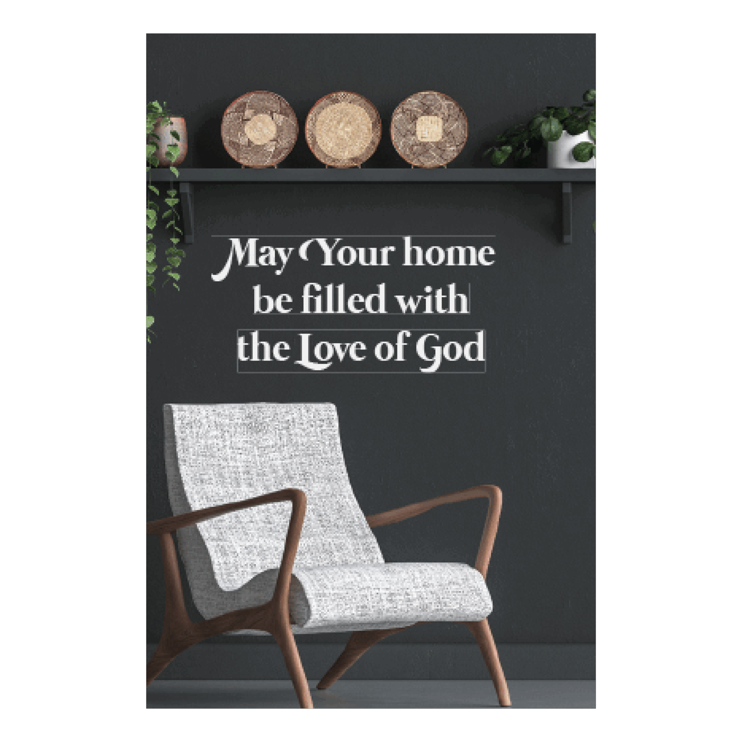 Metal Deco A3 'May your home'