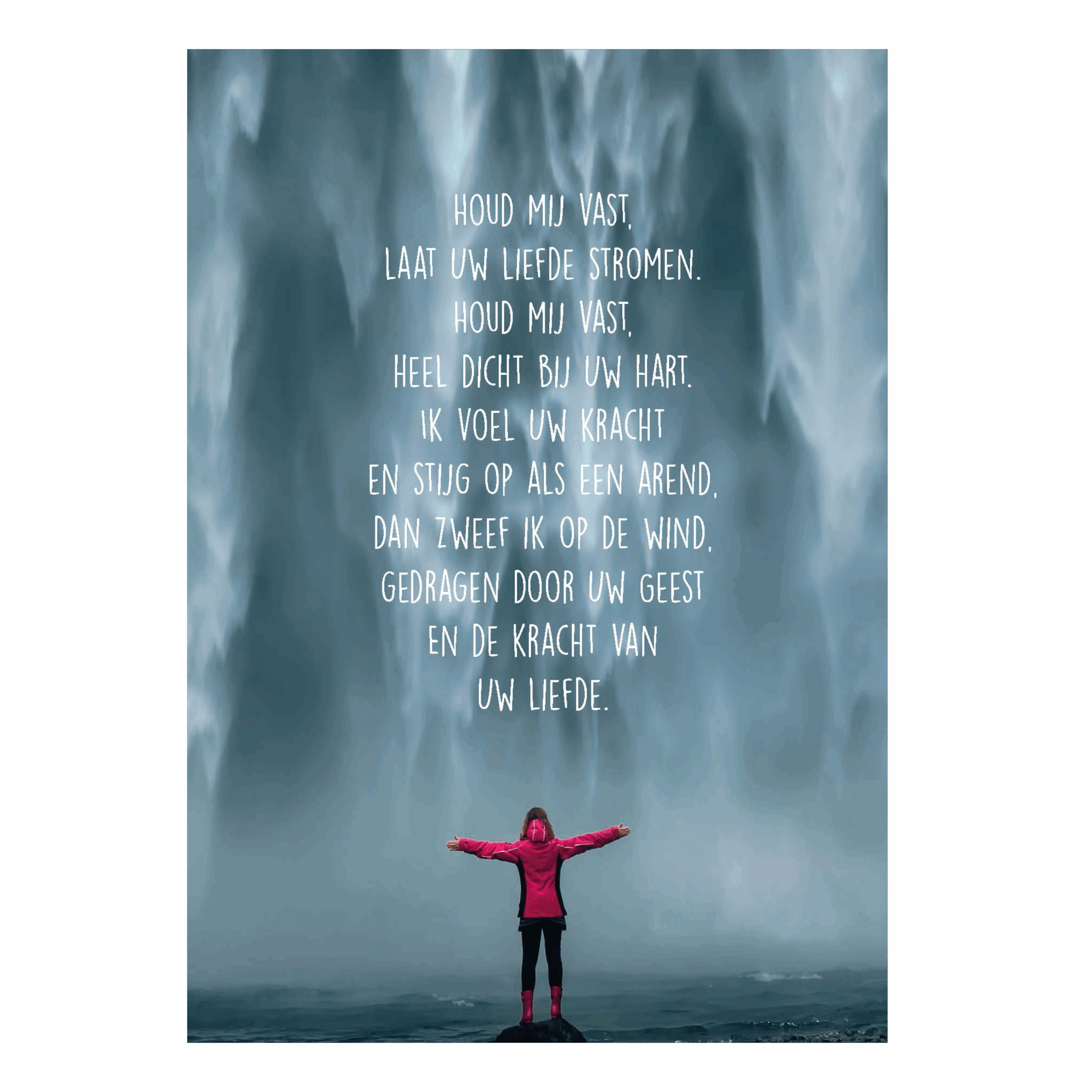 Poster A4 'Houd mij vast'