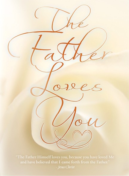 Wandbord A3 'The Father loves you'