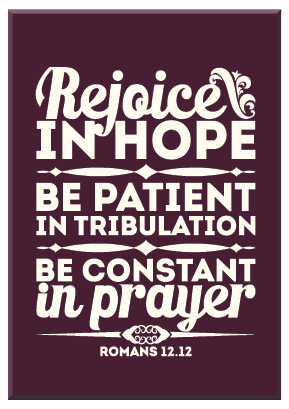 Cadeaubord rejoice in hope