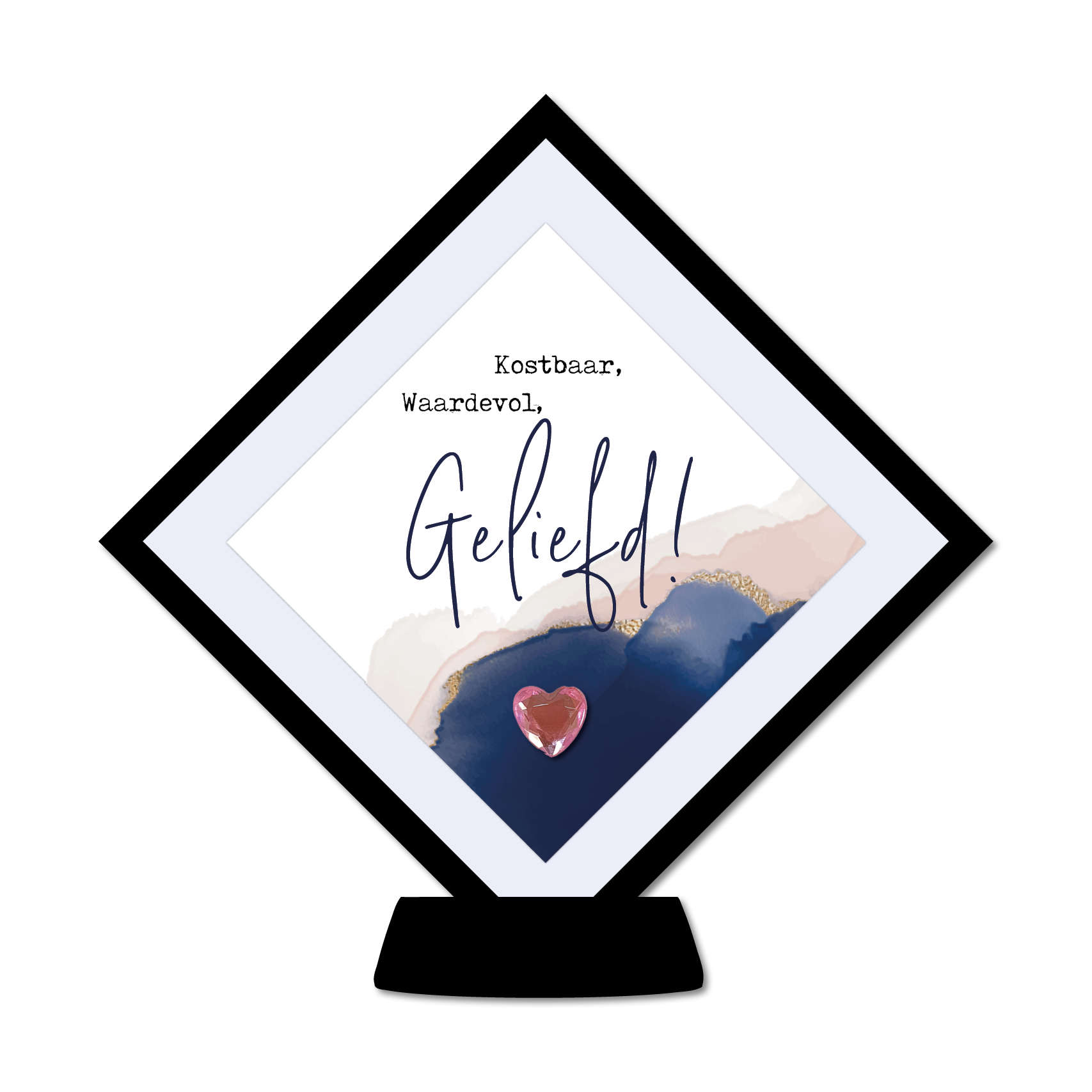 Display 'Kostbaar, waardevol. Geliefd'