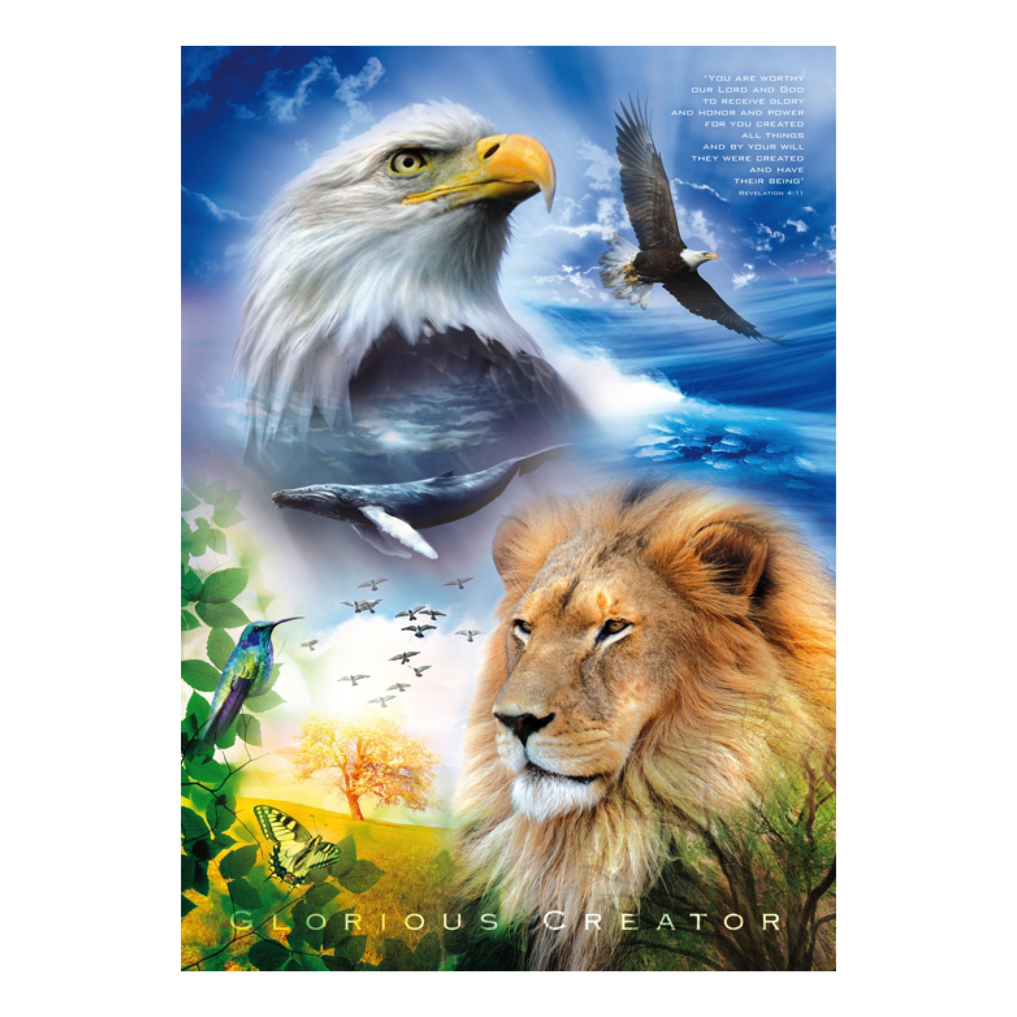 Poster A3 'Glorious Creator'